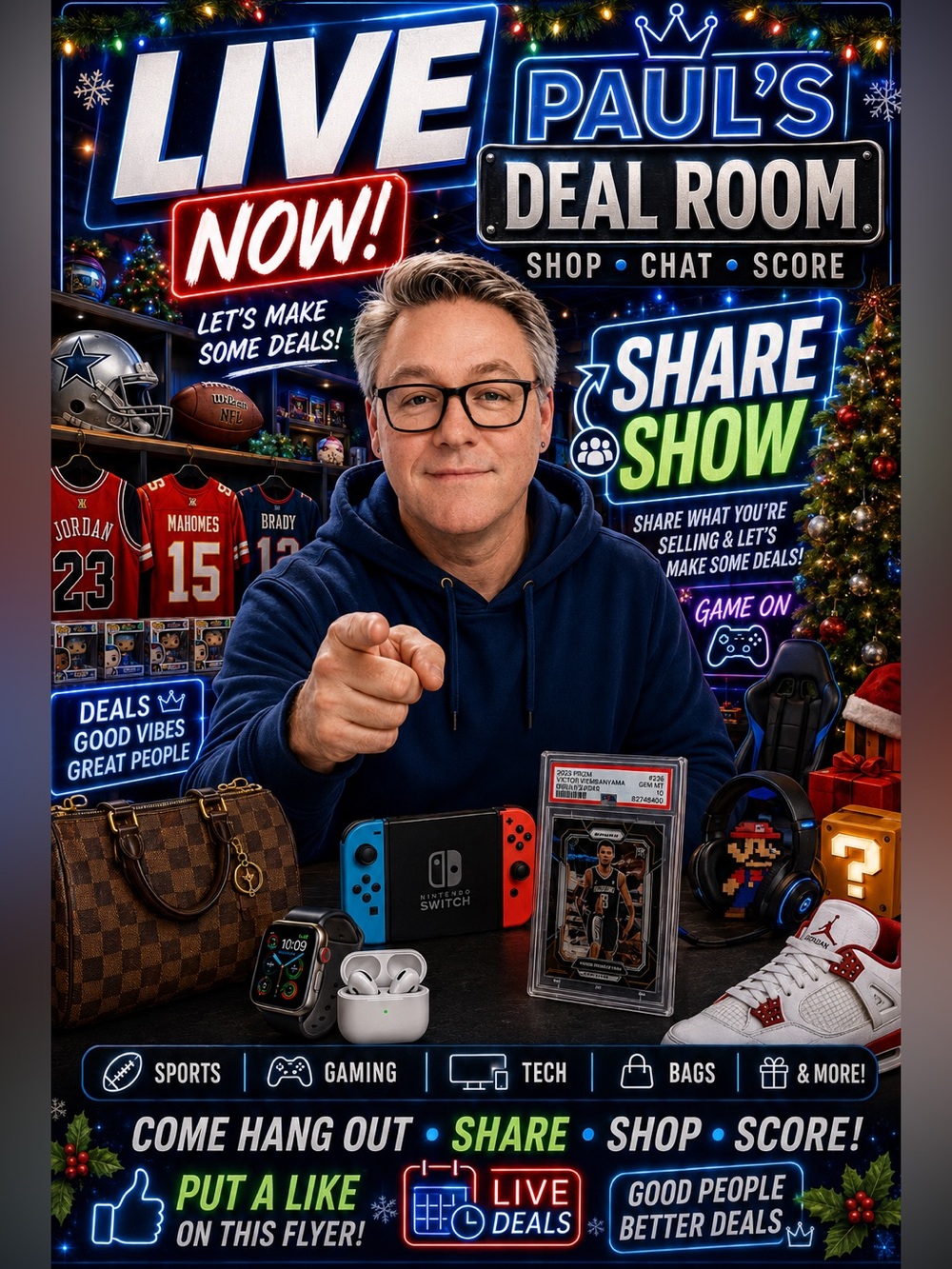 Paul’s Deal Room!! July 23rd 8:30pm Central - Picture 1 of 2